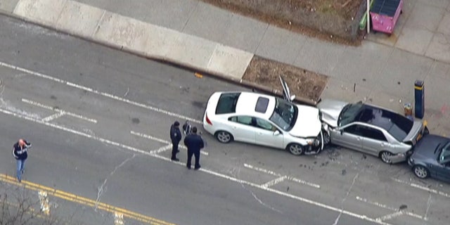Two children were killed and several other people were injured after a car truck people in Brooklyn on Monday.