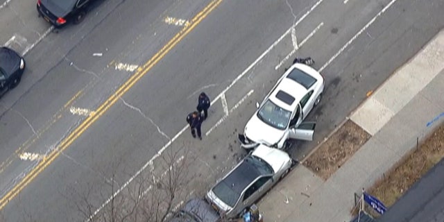 Two children were killed and several other people were injured after a car truck people in Brooklyn on Monday. (