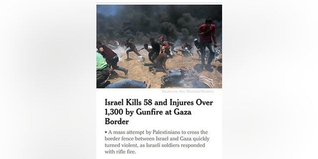 The New York Times faced new accusations of anti-Israel bias over its coverage of the Middle East on Monday.