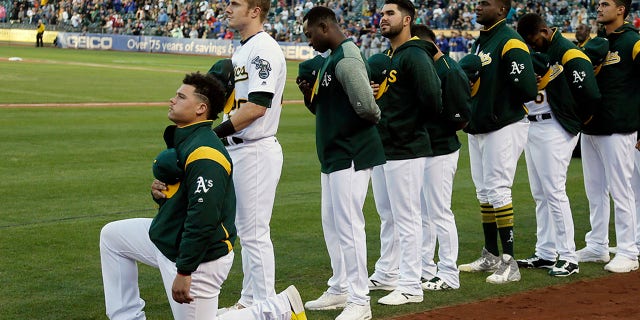 Oakland Athletics catcher Bruce Maxwell was reportedly intoxicated and made anti-police remarks during his arrest Saturday.