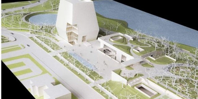 Obama Presidential Center model.