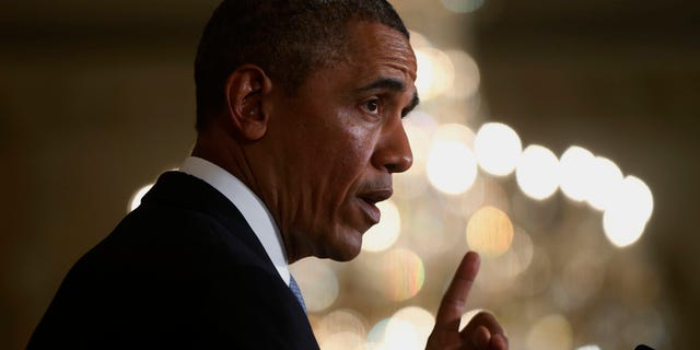 Jan. 7, 2014: President in the East Room at the White House in Washington.