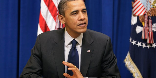 President Obama meets with Democratic Governors, Friday, Feb. 25, 2011, in the Eisenhower Executive Office Building on the White House complex in Washington. (AP)