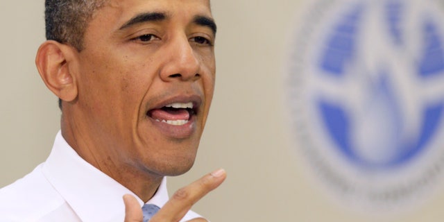 President Obama speaks at Northern Virginia Community College Alexandria, Va. Campus, Wednesday, June 8, 2011, to highlight the need to prepare the workforce to compete for manufacturing jobs across the country. (AP)