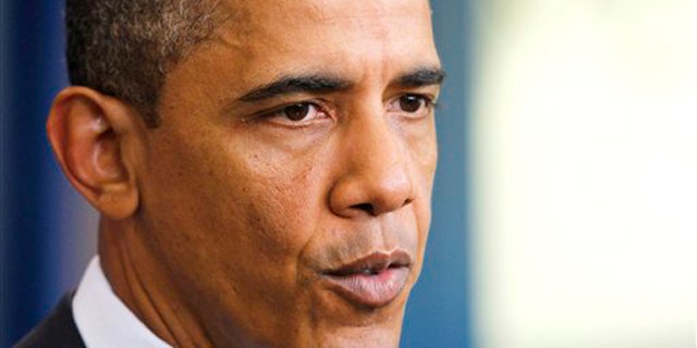 President Obama talks about the ongoing budget negotiations July in the briefing room at the White House.