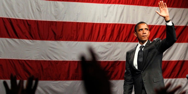 Sept. 26: President Barack Obama waves after a Democratic fundraiser at the House of Blues in West Hollywood, Calif.