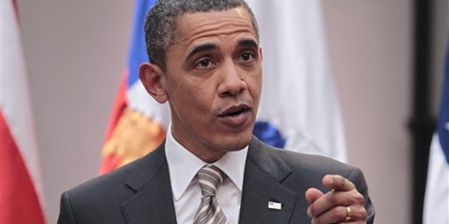 President Obama gestures during a joint news conference with Chilean President Sebastian Pinera March 21 in Santiago, Chile.