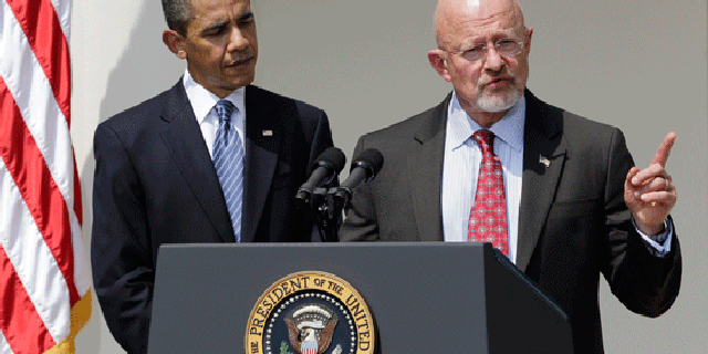 June 5: President Obama announces James Clapper as his choice to oversee the nation's 16 spy agencies as director of national intelligence, during a ceremony in the Rose Garden at the White House in Washington. (AP)