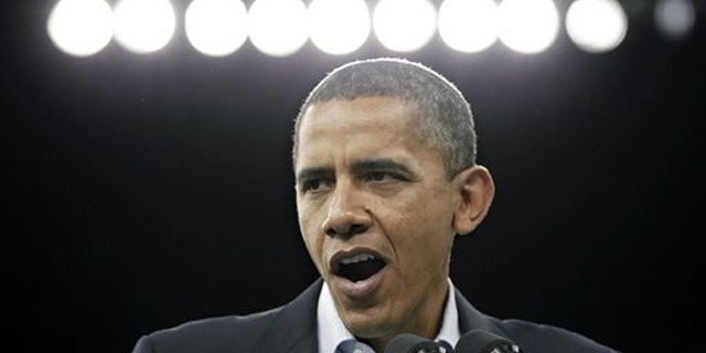Sunday: President Obama speaks at a rally at Cleveland State University.