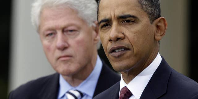 Former President Bill Clinton and President Barack Obama (AP File)