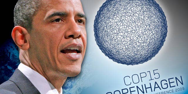 President Obama speaks at a climate change conference in Copenhagen, Denmark (AP)