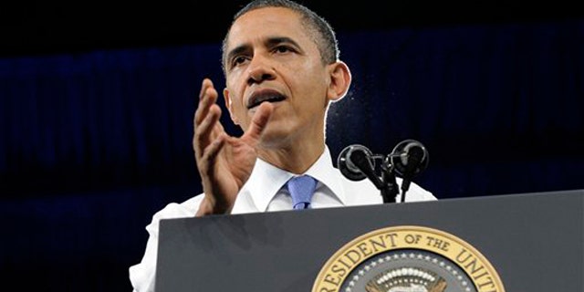 Feb. 23, 2012: President Obama speaks at the University of Miami Field House in Coral Gables, Fla.