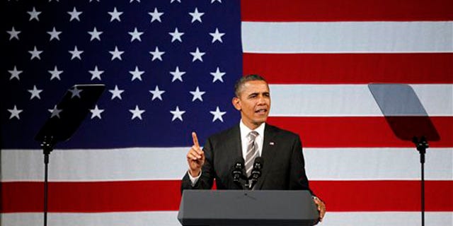 Jan. 19, 2012: President Obama speaks at a campaign event at the Apollo Theatre in Harlem.