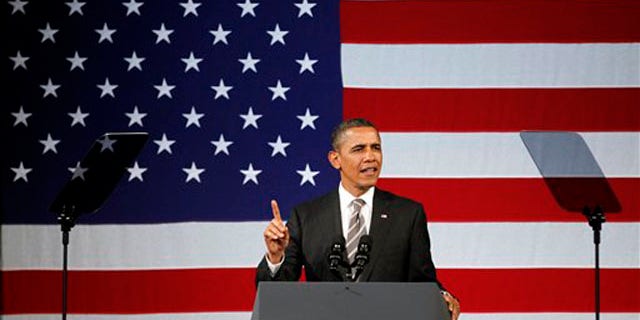 Jan. 19, 2012: President Obama speaks at a campaign event at the Apollo Theatre in Harlem.