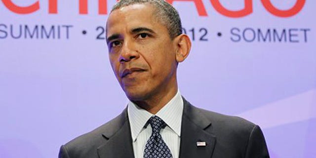 May 20, 2012: President Obama listens during a meeting on the sidelines of the NATO Summit in Chicago.