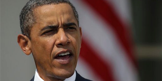 Monday: President Obama speaks in the Rose Garden in Washington.