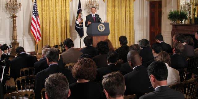 President Obama speaks to members of the media in the East Room of the White House Tuesday, June 29, 2011. (FOX News Photo)