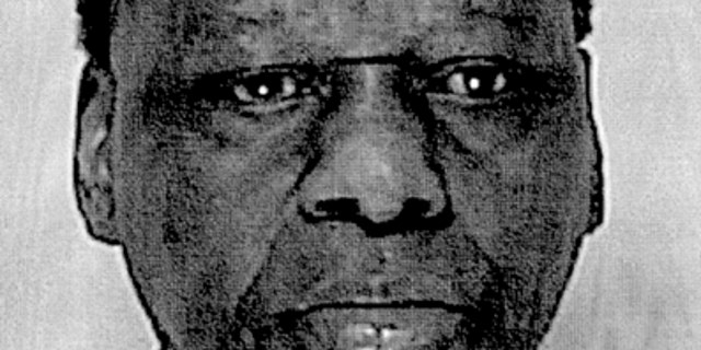 This Aug. 24, 2011 black-and-white booking photo provided Monday, Aug. 29, 2011 by the Framingham Police Department shows Onyango Obama, arrested in Framingham, Mass., for several infractions, including operating a motor vehicle under the influence of alcohol. He is the uncle of President Barack Obama.