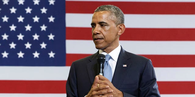 July 21, 2014: President Barack Obama speaks about the My Brothers Keeper Initiative, at the Walker Jones Education Campus in Washington. (AP)