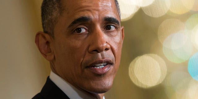 Jan 16. 2015: President Barack Obama speaks during a joint news conference with British Prime Minister David Cameron in the East Room of the White House in Washington.
