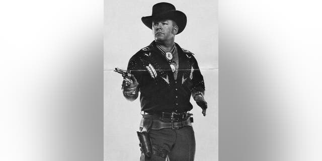 A 1970 photo of Bob Munden, recognized by Guinness Book of World Records as the "fastest man with a gun who ever lived."