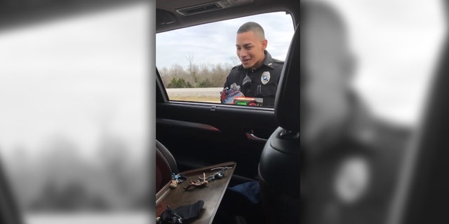 The Caperton family was in for a Christmas surprise when their traffic stop didn't turn out as expected.