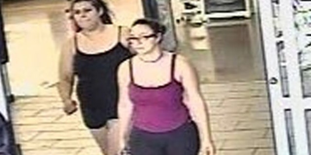 Police are seeking help to identify two women seen with Davis Ramos Contreras at a Walmart store in Ohio.