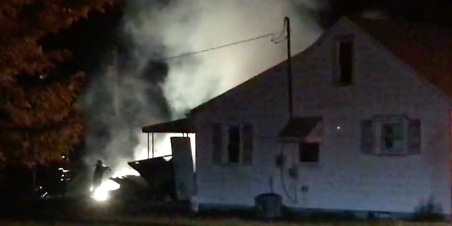 The garage accidentally went up in flames in the wee hours of Thursday morning.
