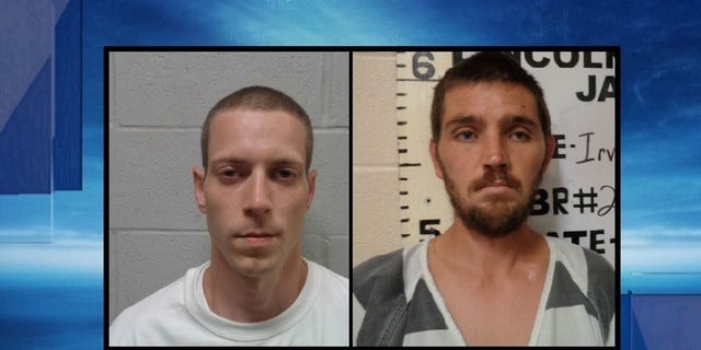 Pottawatomie County Sheriffs confirmed they have 2 Oklahoma jail escapees in custody, Trey Glenn Goodnight, 27 (right) and Jeremy Tyson Irvin, 31 (left).