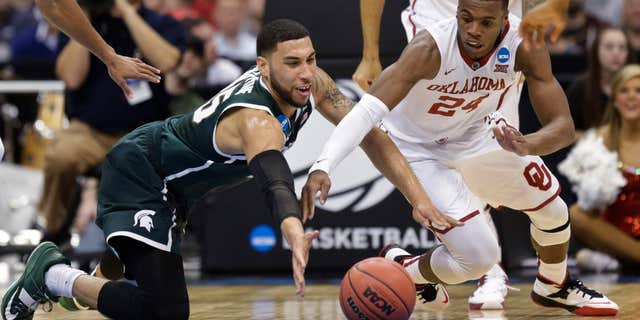 Denzel Valentine helped Michigan State to a Big Ten title in 2016.