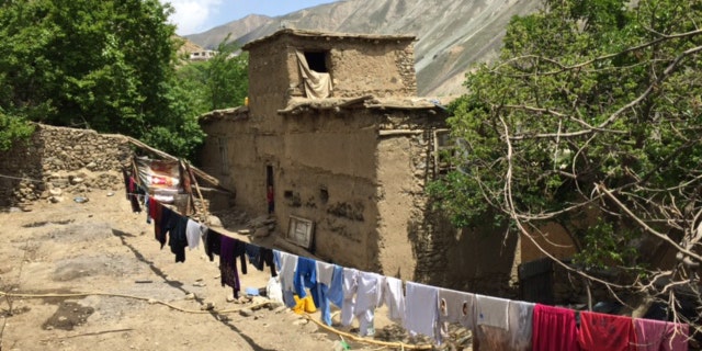Abdul Satar's home in a remote mountainous region of Afghanistan