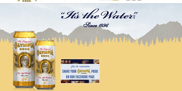 Brendan Peacock, of Sacramento, says the Olympia Brewing Company (which is owned by Pabst) falsely implies that the water comes from a spring in Washington.