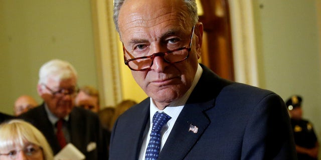 FILE: Senate Minority Leader Chuck Schumer in Washington last week.