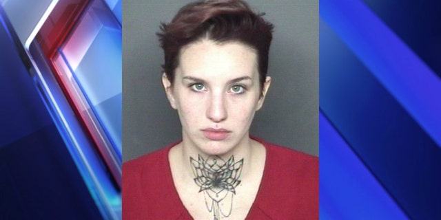 Natalie Onay, 22, faces charges of child neglect, possession of a narcotic, possession of paraphernalia, possession of syringe, and operating a motor vehicle while intoxicated.
