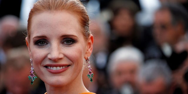Chastain delivered a passionate speech on Monday amid the the fallout of the Harvey Weinstein sex scandal.