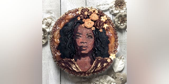 Clark-Bojin announced the "Pietrait" series -- which this Oprah pie is part of -- as a way to celebrate National Pie Day, which falls January 23.
