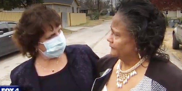 Dr. Susie Gerik, left, met Brenda Stuart, the grandmother of Roy Stuart, whose liver saved Gerik's life. 
