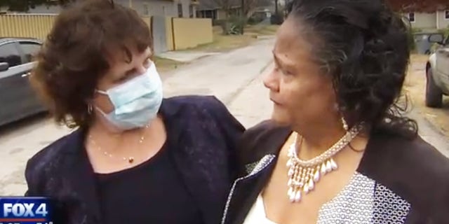 Dr. Susie Gerik, left, met Brenda Stuart, the grandmother of Roy Stuart, whose liver saved Gerik's life.