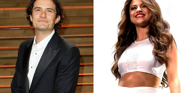 Orlando Bloom, left, and Selena Gomez are reportedly spending some time together.