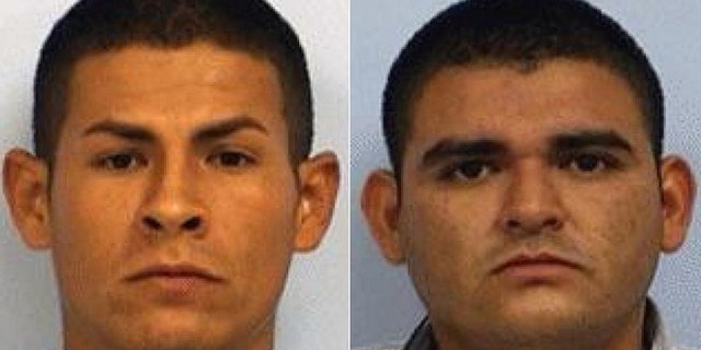 Juan Lozano Ortega, 24, and Edgar Gerardo Guzman Perez, 26, right, have been charged with aggravated sexual assault in the rape of a 13-year-old Texas girl. (Fox19.com)