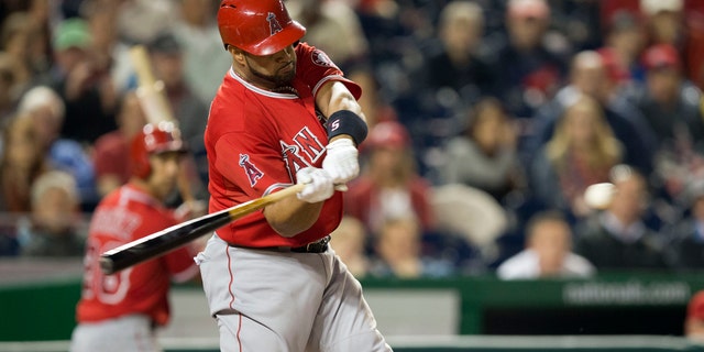Albert Pujols' 500th career home run, on Tuesday, April 22, 2014.