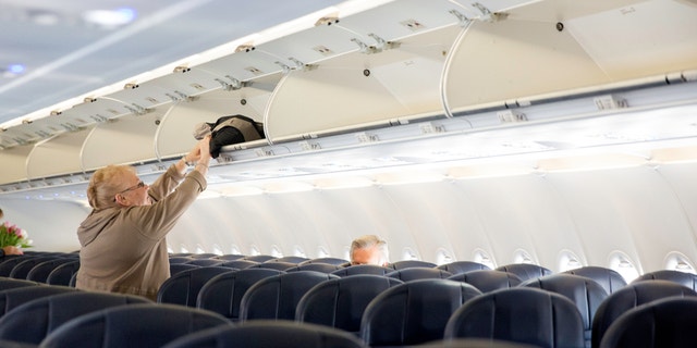 united business class carry on
