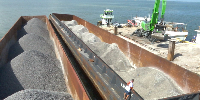 Prestige Oysters, one of the nation's leading oyster distributors, is laying down 10,000 tons of limestone for a new oyster reef off the coast of Galveston County.