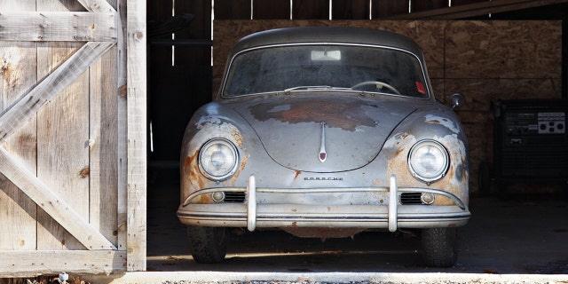 Parked in 1973 after failing inspection, this 1957 Porsche 356A 1500 GS Carrera Coupe is set to sell for $700,000