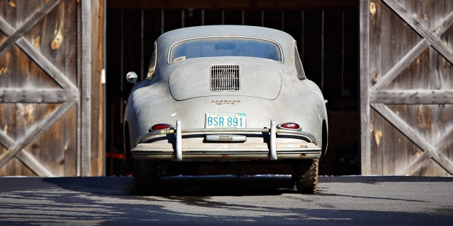It original engine is in parts and needs to be rebuilt. When it is, it goes in the rear.