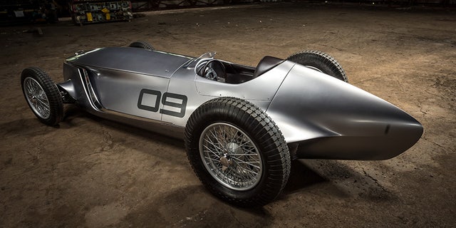 The INFINITI Prototype 9 is a celebration of Nissan Motor and INFINITIâs ingenuity, artistry and craftsmanship. It represents a reimagining of a 1940s race car with time-honored production techniques employed to realize its retro design.