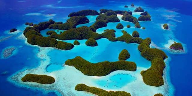 Palau’s Rock Islands (Photo by Matt Rand, The Pew Charitable Trusts).