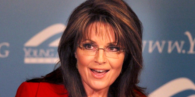 File: Former Republican vice presidential candidate and Alaskan Gov. Sarah Palin speaks at the Reagan Ranch Center in Santa Barbara. (AP)