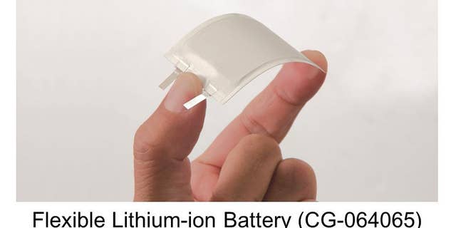 The bendable battery could be used in wearable devices such as smartwatches, fitness bands and smart clothing.
