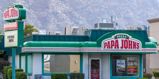 Provo, United States - October 2, 2016: Papa John's restaurant exterior. Papa John's Pizza is the fourth largest take-out and pizza delivery restaurant chain in the United States.